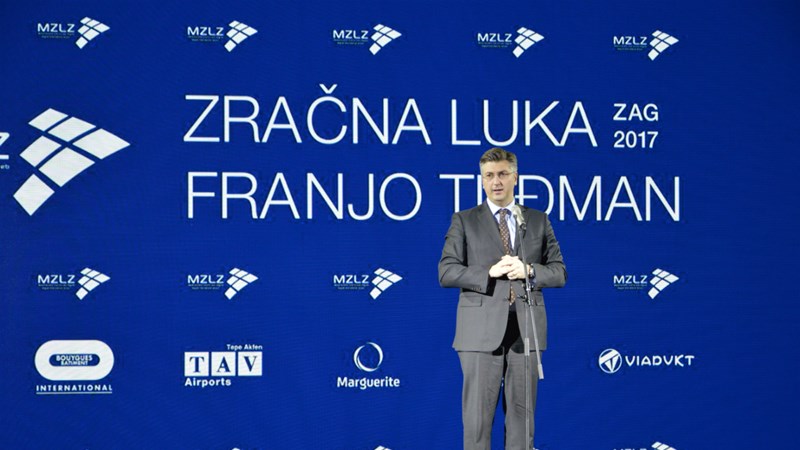 Predsjednik Vlade Plenković: Zračna luka Franjo Tuđman nova su vrata Hrvatske